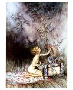 Pandora by Arthur Rackham